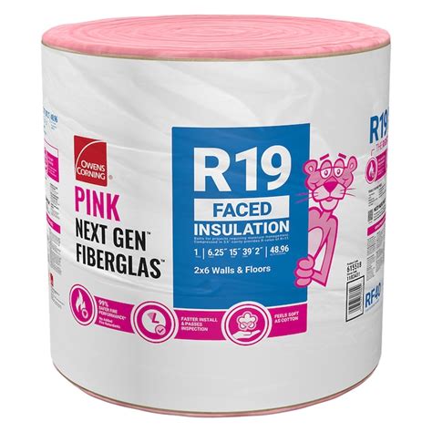 7 square feet at a thermal value of R-19. . Lowes insulation